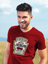 catch-up-with-jesus-religious-t-shirt-kerusso
