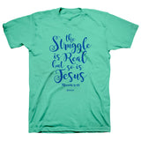 the-struggle-is-real-but-so-is-jesus-womens-religious-t-shirt-kerusso