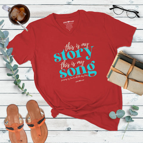 this-is-my-story-womens-religious-t-shirt-grace-&-truth