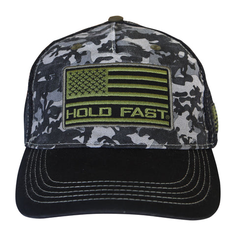 black-camo-religious-cap-hold-fast