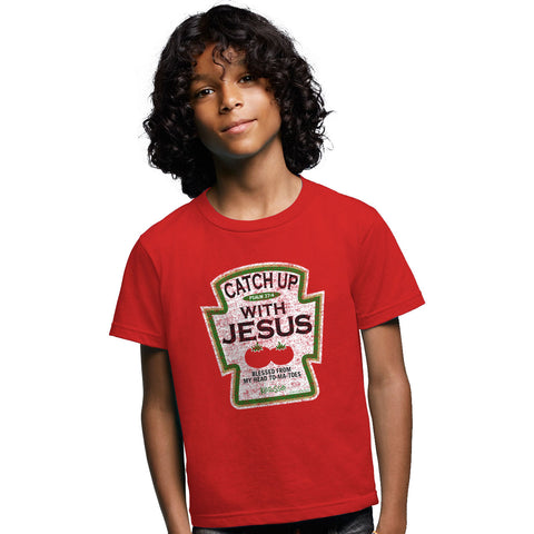 catch-up-with-jesus-kids-religious-t-shirt-kerusso