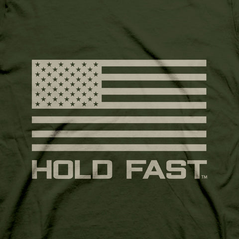 eating-animals-mens-religious-t-shirt-hold-fast
