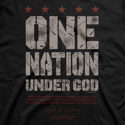 eisenhower-one-nation-under-god-mens-religious-t-shirt-hold-fast