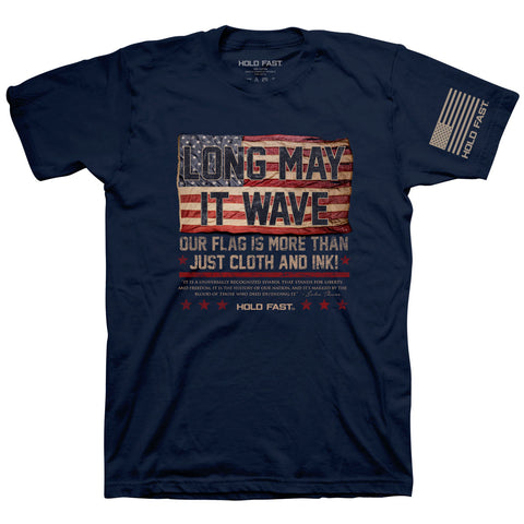 long-may-it-wave-mens-religious-t-shirt-hold-fast