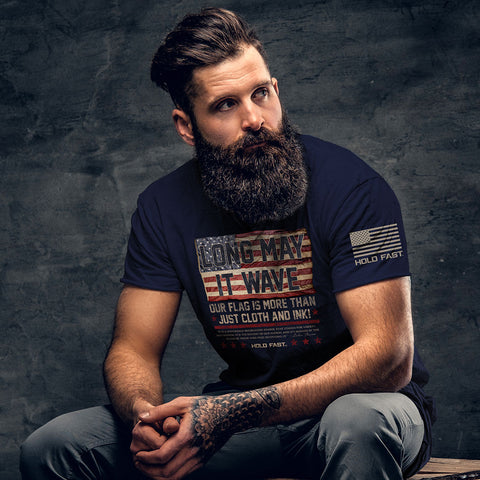 long-may-it-wave-mens-religious-t-shirt-hold-fast