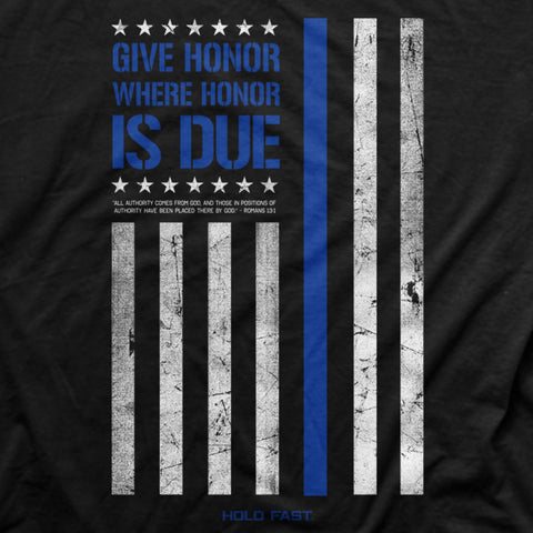 police-flag-mens-religious-t-shirt-hold-fast