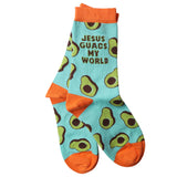 jesus-guacs-my-world-religious-socks-kerusso