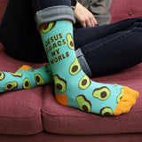 jesus-guacs-my-world-religious-socks-kerusso